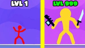 ЭВОЛЮЦИЯ СТИКМЕНА, ЧТОБЫ УБИТЬ ВСЕХ И БЫТЬ САМЫМ СИЛЬНЫМ В МИРЕ! ДРАКИ СТИКМЕНОВ В STICK FIGHT