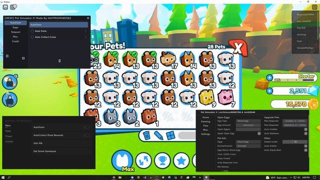 [UPDATED] ROBLOX | Pet Simulator X Script | Autofarm | Auto Upgrade & Enchant Pets | *PASTEBIN 2021 смотреть онлайн