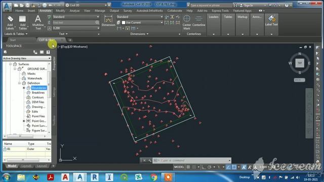 HOW TO CALCULATE CUT & FILL VOLUME IN SLOPE AUTOCAD CIVIL 3D смотреть онлайн
