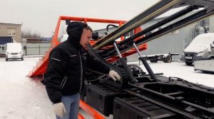 Эвакуатор со сдвижной платформой! Яркий окрас и множество полезных функций!