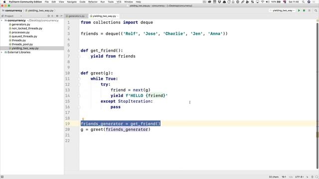 video13 13 Receiving data through yield смотреть онлайн