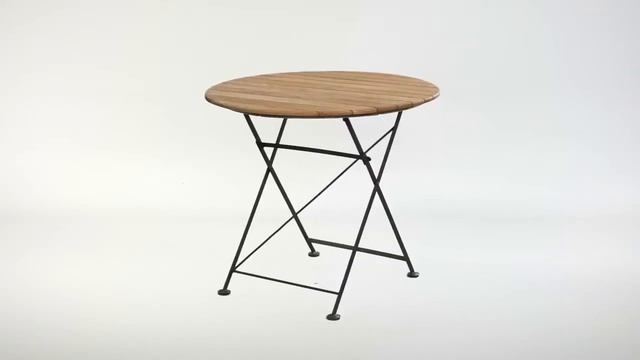 Стол деревянный дубовый садовый столешница диаметр 85 см смотреть онлайн