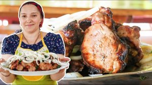 От этого МЯСА был в восторге даже КОТ. Идеальный ШАШЛЫК по - Абхазски, цыганка готовит.