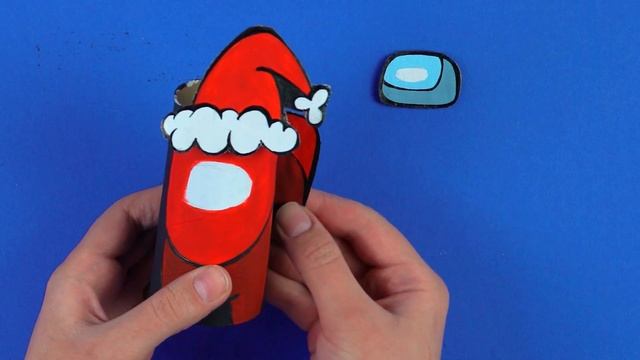 DIY Новогодний AMONG US из втулок своими руками! смотреть онлайн