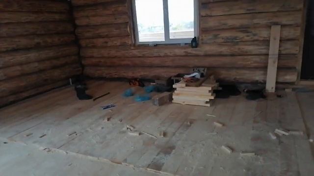 Продолжаем работы по дому // Утеплили полы и потолок // Дом мечты!!! смотреть онлайн