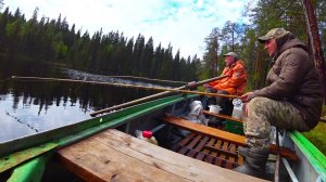 Поездка в лес на 7 дней.Рыбалка на таёжном озере.Живем с Батей на кордоне.Часть 2.mp4
