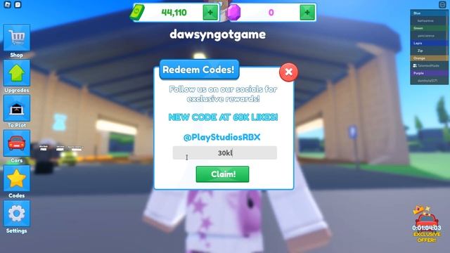 *NEW* WORKING CODES FOR CAR FACTORY TYCOON! (ROBLOX CAR FACTORY TYCOON CODES) смотреть онлайн