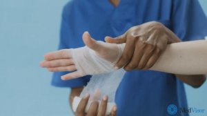 Правила наложения бинта на рану