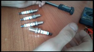 Свечи зажигания / Замер / Установка / Калина 1 Хэтчбек - 16 Клапанов