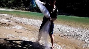 Техника заброса  кастинговой сети FindFish без кольца