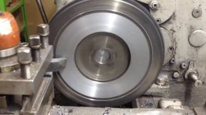 Как проточить маховик .