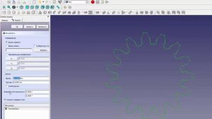 FreeCad Шестерни с внутренним зацеплением