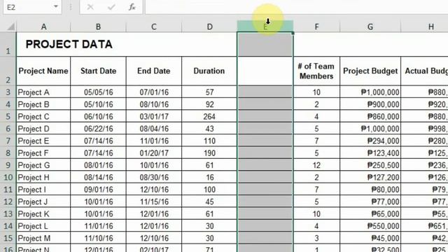 EXCEL TUTORIAL | (FILIPINO) Working with Rows Columns & Cells part 2 смотреть онлайн