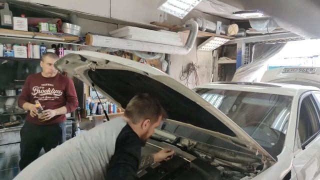 Готовим кадилак CTS к покраске! Cadillac CTS Покраска в Plasti Dip смотреть онлайн