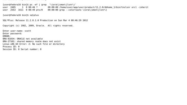 Databases: ORA-01034: ORACLE not available (2 Solutions!!) смотреть онлайн