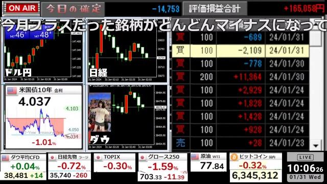 【株資産前日比+0.2万円】日経バブル初動?株LiVE?スイング中 смотреть онлайн
