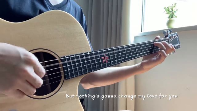 《Nothing's gonna change my love for you》CHEN | Play and sing TYMAGUITARS TYMA TG5 смотреть онлайн