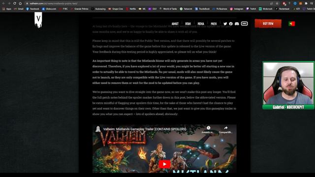 VALHEIM | MISTLANDS - OFICIAL GAMEPLAY смотреть онлайн