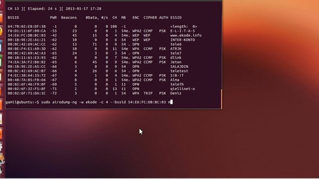 How to hack wifi (wep) with ubuntu (www.ekode.info) смотреть онлайн