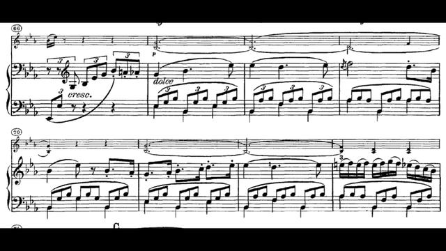 Beethoven Violin Sonata No. 8 in G major - Zosi/Schwan - Live, Score Video