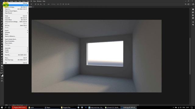 замена фона в photoshop на рендере из 3ds max (для новичков) смотреть онлайн