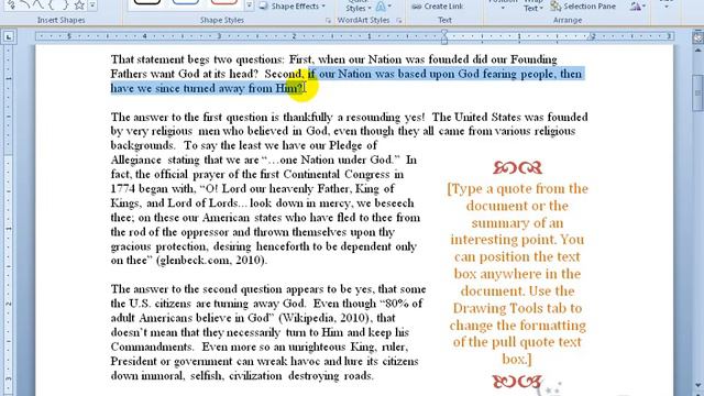 Microsoft Word 2010: Pull Quotes смотреть онлайн