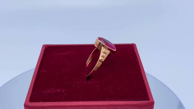 Золоток кольцо с камнем 583пр, размер: 18,3 смотреть онлайн