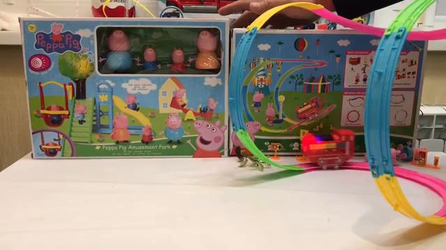 Peppa Pig Swing Train RAILWAY CHANGELING Свинка Пеппа Железная Дорога Перевёртыш смотреть онлайн