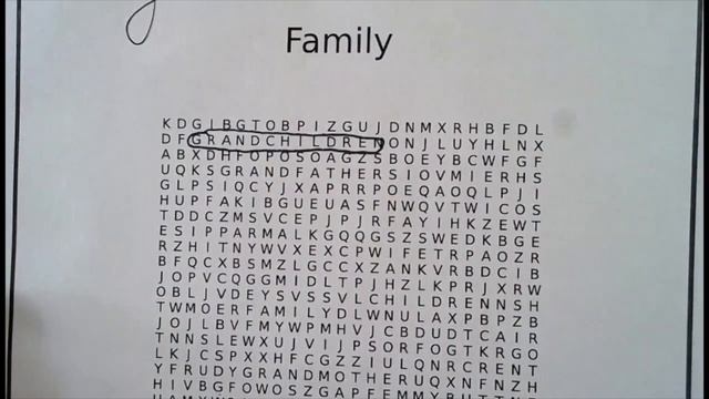 Video 7 (Family Word Search) смотреть онлайн