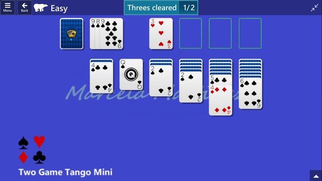 Two Game Tango Mini Game #2 | January 13, 2022 Event | Klondike Easy смотреть онлайн
