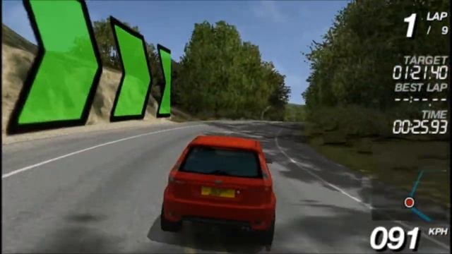 Ford Bold Moves Street Racing (PSP, 2006) - Fiesta ST gameplay смотреть онлайн