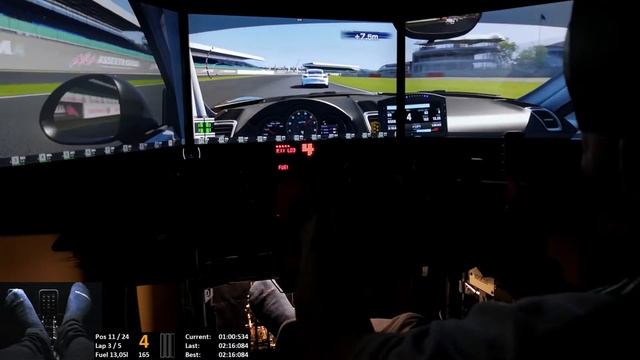 AC - Silverstone GP - Porsche Cayman GT4 Clubsport - Triple screen смотреть онлайн