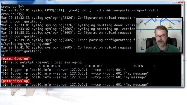 Set up Syslog-ng to listen on a port смотреть онлайн