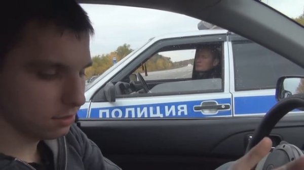 ОБДПС г.Саратова - упертые утренние нюхачи ИДПС Шарков и Туштаев