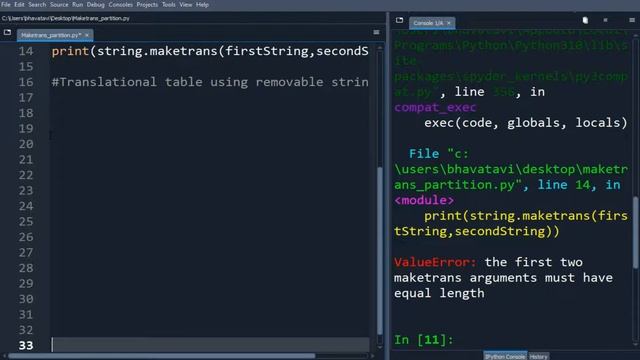 134. String Maketrans and Partition Method in Python with Example Code || Python String Methods-16 смотреть онлайн
