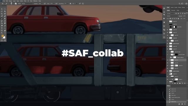 Сделал арт для МАСШТАБНОГО коллаба / + @Farely & @Sigachev смотреть онлайн