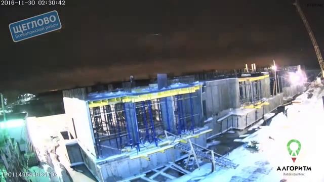 ЖК Алгоритм. Ход строительства. 09.2016-12.2016 смотреть онлайн