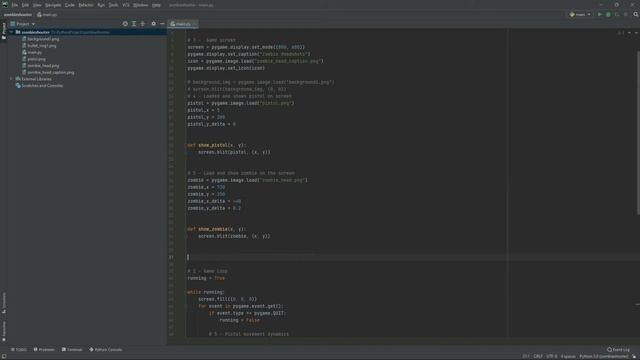 End-to-End Tutorial #1 - Python: Learn Pygame in 1 Hour (MALAYALAM) - Zombie Shooter смотреть онлайн