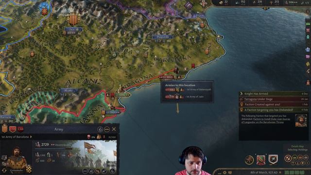 Crusader Kings 3 - The Iberian Struggle 2.0 - Episode 12 - Declaring war on the Emir of Valencia смотреть онлайн