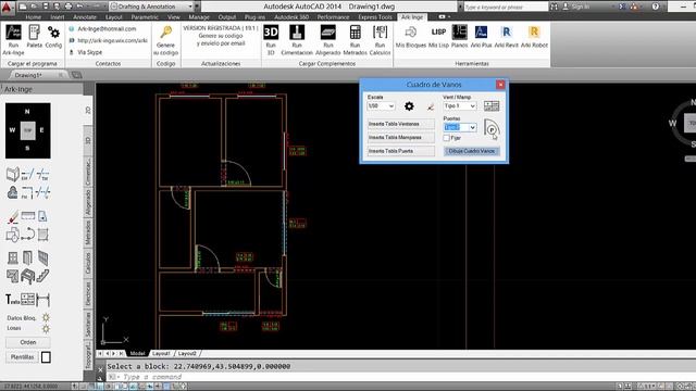 CUADRO DE VANOS Y TABLAS EN AUTOCAD (Plugin 2D) смотреть онлайн