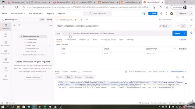 RestFul Web Service dan Pengujian menggunakan Postman смотреть онлайн