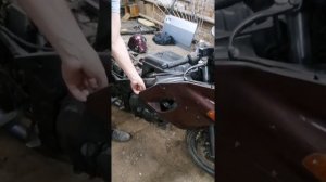 Как снять пластик с Кавасаки ззр 400