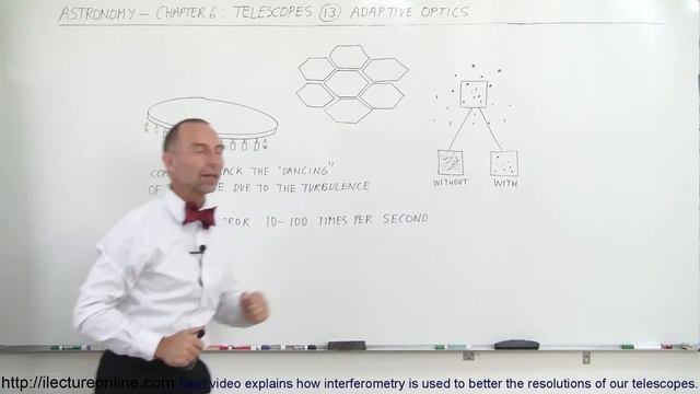 Astronomy - Ch. 6: Telescopes (13 of 21) Adaptive Optics to Our Atmosphere смотреть онлайн