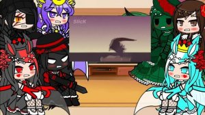 Kaijus fêmeas reagindo a Godzilla vs Destroyer/Gacha club\ "especial 600 inscritos"