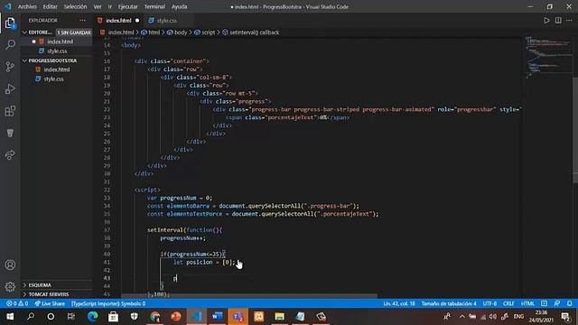 Barra-Progress-Bootstrap-Animada смотреть онлайн