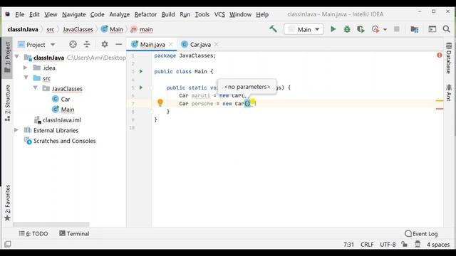 Tutorial 26 : Classes in JAVA смотреть онлайн