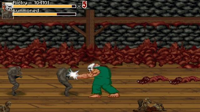 Полное Прохождение Splatterhouse - Back from the Dead [Ver. 0.1.0][v3.0 (OpenBoR) смотреть онлайн