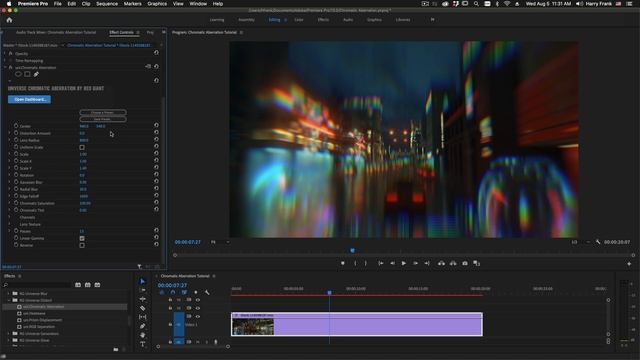 UNIVERSE 3.3 | Getting Started with Chromatic Aberration смотреть онлайн