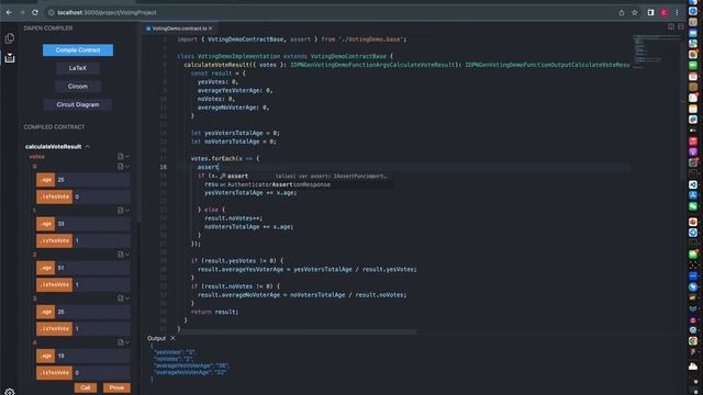Compile Vanilla TypeScript to Circom with Dapen IDE смотреть онлайн