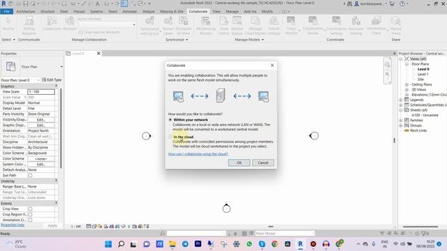 How to create central Model/File in Revit | Autodesk Revit Free Video and E-Books? смотреть онлайн